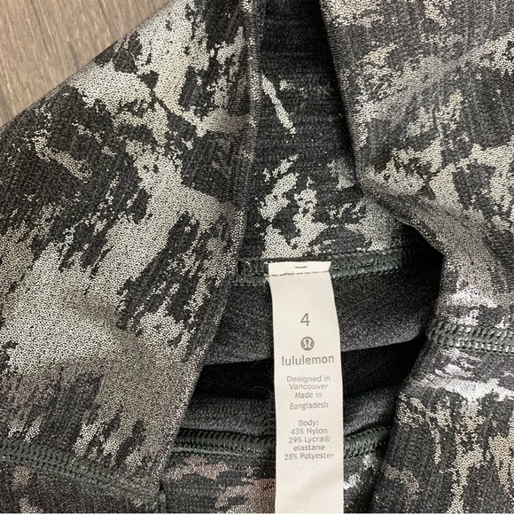 Lululemon Wunder Under Hi Rise Tight *Brindle Foil 28" Crinkle Heather Brindle - Picture 9 of 12